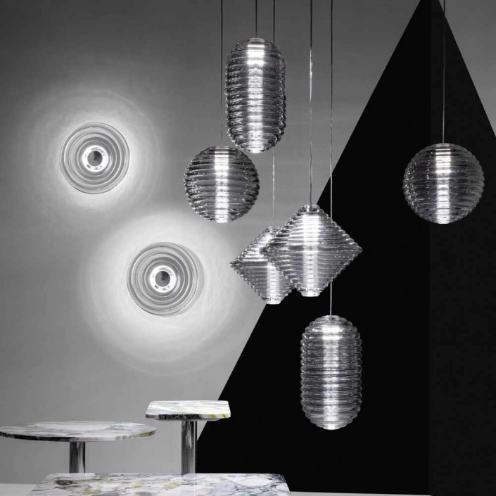 Applique murale Press Large Surface Light - Tom Dixon - finition transparente