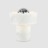 Lampe à poser Stone Portable - Tom Dixon - finition argent
