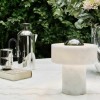 Lampe à poser Stone Portable - Tom Dixon - finition argent