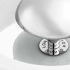 Lampe à poser Stone Portable - Tom Dixon - finition argent