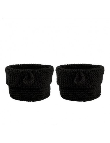 Lot de 2 corbeilles Confetti petit modèle noir de la marque Zone