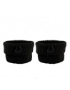 Lot de 2 corbeilles Confetti petit modèle noir de la marque Zone
