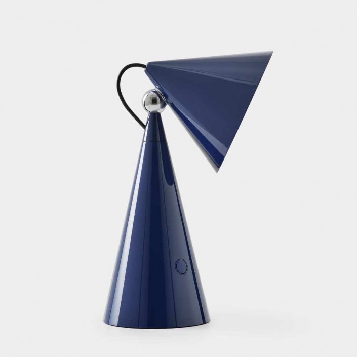 Lampe à poser Pose Portable - Tom Dixon - finition bleu
