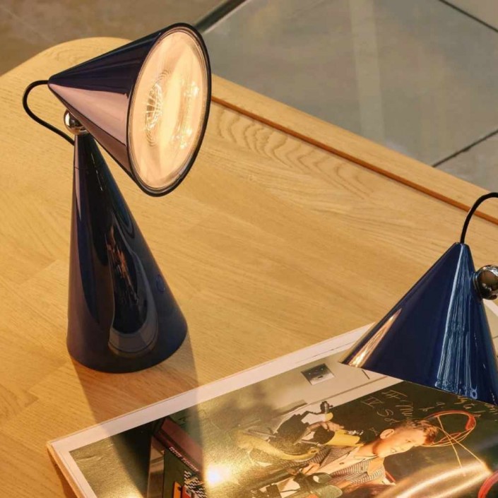 Lampe à poser Pose Portable - Tom Dixon - finition bleu
