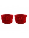 Lot de 2 corbeilles Confetti petit modèle rouge de la marque Zone