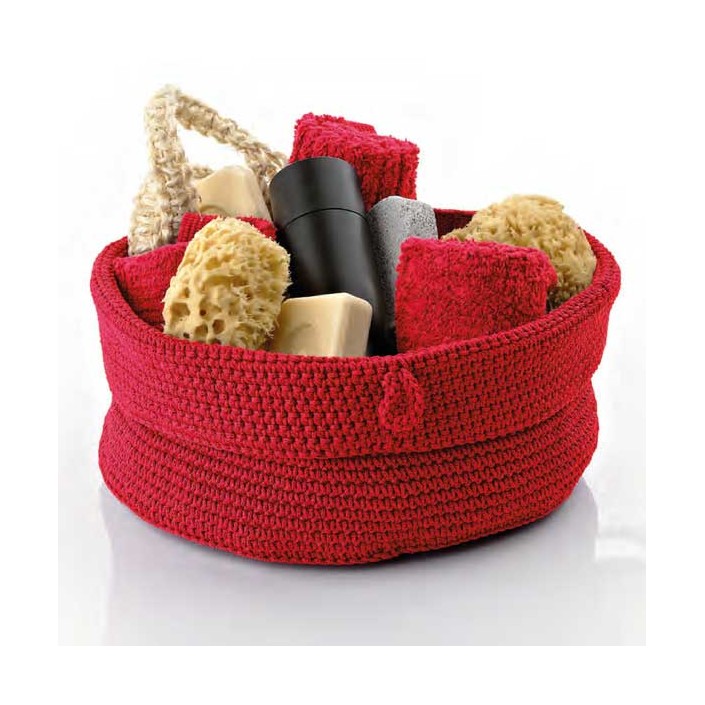 Lot de 2 corbeilles Confetti petit modèle rouge de la marque Zone