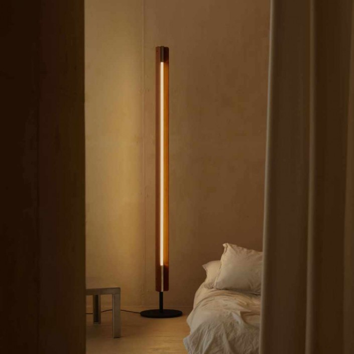 Lampadaire Seki-Han - Flos - finition bois