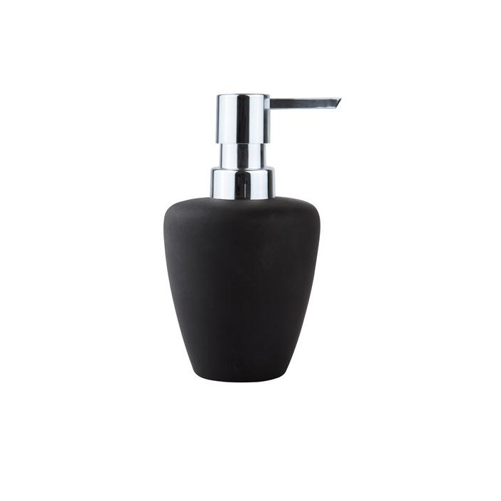 Distributeur de savon liquide Confetti Soft Bath noir de la marque Zone