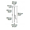 Dimensions Reed OVAL 60 - LODES