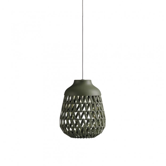 Suspension d'extérieur Stitch - LODES - small vert olive