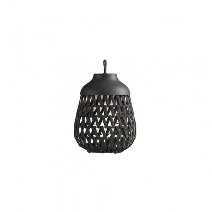 Lampe à poser d'extérieur Stitch - LODES - small anthracite