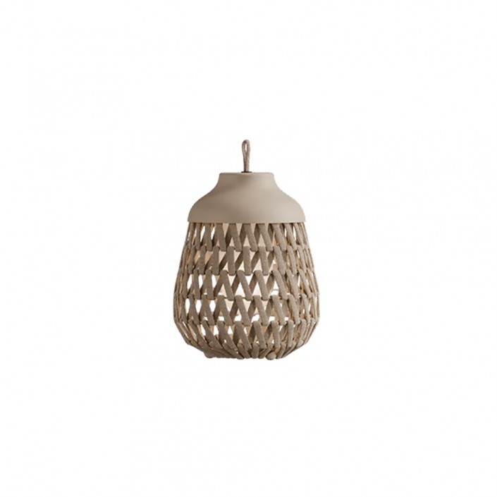 Lampe à poser d'extérieur Stitch - LODES - small ivoire