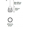 Dimensions suspension Stitch - LODES - small
