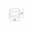 Dimensions lampe de table KD28 - KARTELL