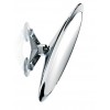 Miroir rond grossissant avec ventouses SPT 13 de profil - Décor Walther - Valente Design