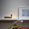 Lampe de table ISP - DCW - Finition or/marbre blanc