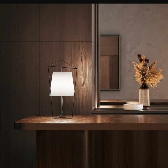 Lampe de table Tatu - KUNDALINI - finition noire