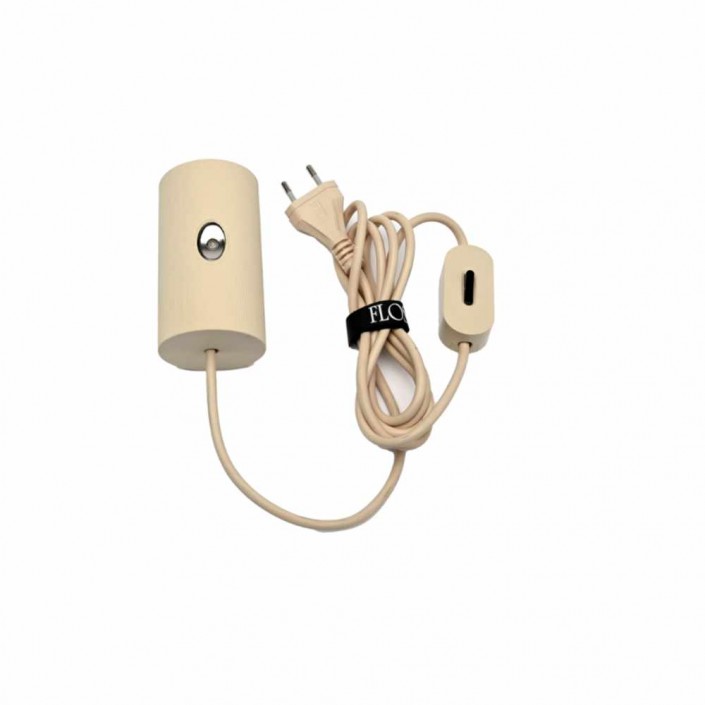 Montage électrique avec interrupteur on/off et diffuseur - FLOS - beige