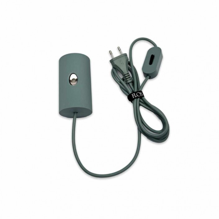 Montage électrique avec interrupteur on/off et diffuseur - FLOS -vert
