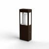 Mini Borne Brick - Roger Pradier - finition rouille
