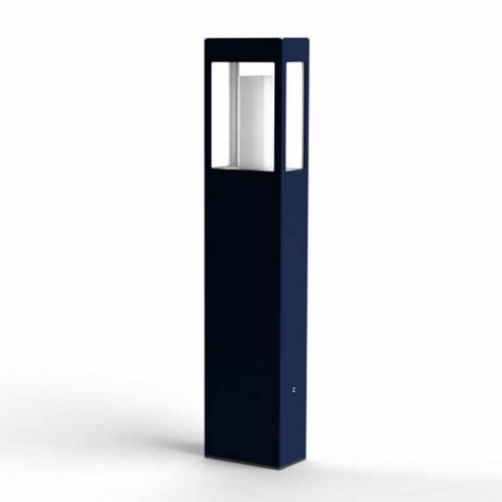 Borne d'extérieur Brick (modèle 3) - Roger Pradier - finition bleu acier
