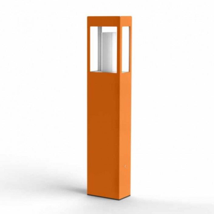 Borne d'extérieur Brick (modèle 3) - Roger Pradier - finition orange