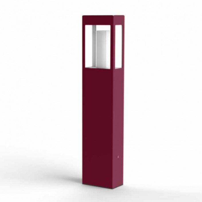 Borne d'extérieur Brick (modèle 3) - Roger Pradier - finition rouge vin