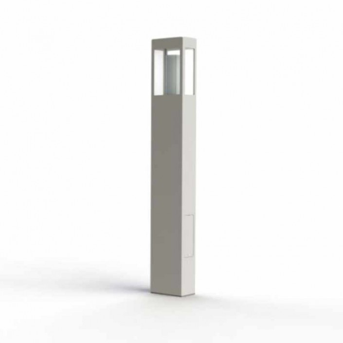 Borne Brick Modèle 4 - Roger Pradier - finition blanc pur
