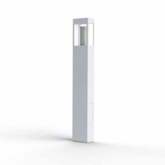 Borne Brick Modèle 4 - Roger Pradier - finition blanc