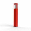 Borne Brick Modèle 4 - Roger Pradier - finition rouge signalisation