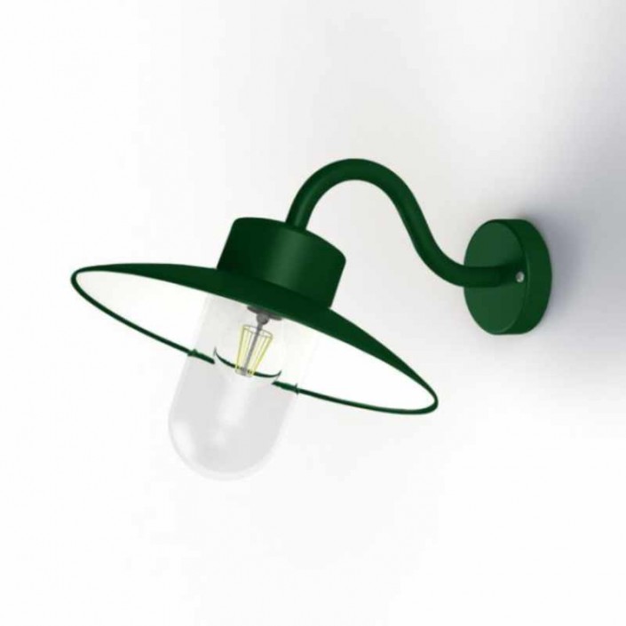 Applique murale d'extérieur Belcour (modèle 1) - Roger Pradier - finition vert sapin