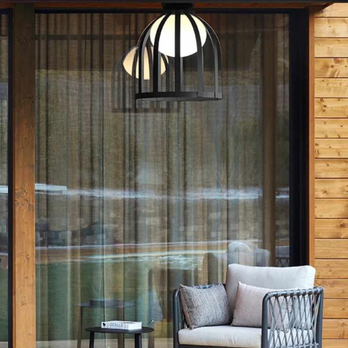 Plafonnier d'extérieur Bols 4022X - Estiluz - finition noir