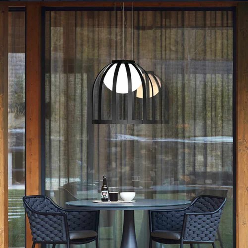 Suspension Bols 4024X - Estiluz - finition gris anthracite