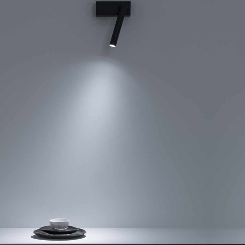 Applique / Plafonnier Mira - Davide groppi - finition noir mat