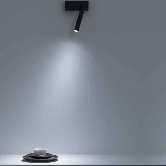 Applique / Plafonnier Mira - Davide groppi - finition noir mat