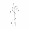 Dimensions spot sur piquet Grillo - Davide groppi