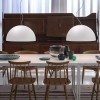 Suspension Sonora - O Luce - finition blanc opalin