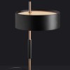 Lampe de table 1953 - O Luce - finition noir /satin gold