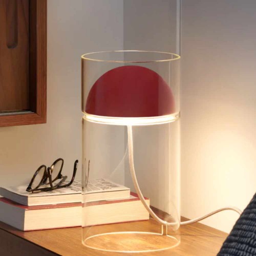 Lampe de table Medusa - O Luce - finition rouge