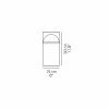 Dimensions lampe de table Medusa - O Luce