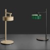 Lampe de table d'extérieur Berlin-Out - OLuce - finition ivoire et vert noir mat
