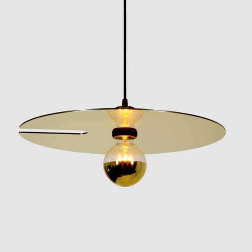 Suspension Mirro 2.0 - Wever&Ducré - finition noir mat or clair