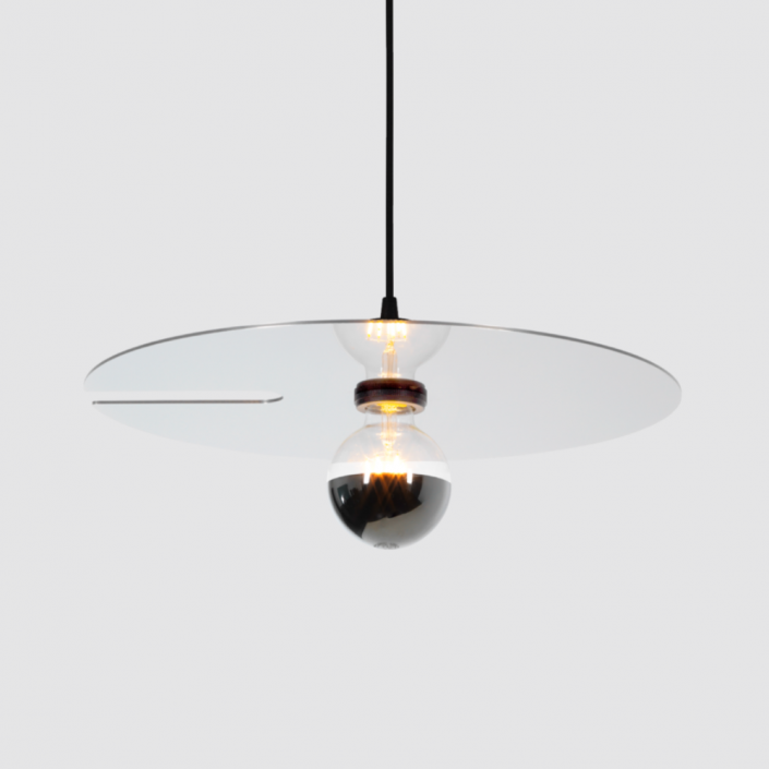 Suspension Mirro 2.0 - Wever&Ducré - finition noir mat alu brillant