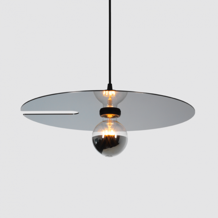 Suspension Mirro 2.0 - Wever&Ducré - finition noir mat chrome noir