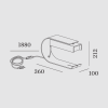 Dimensions lampe de table CG01 - Wever&Ducré
