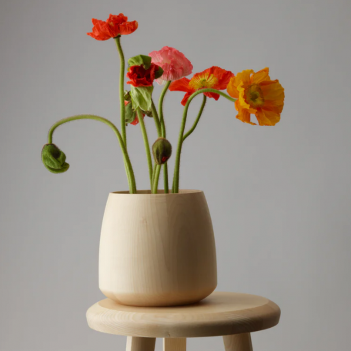 Vase Onyo - Decor Walther - finition érable