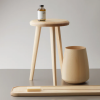 Tabouret Onyo Hocker - Decor Walther - finition marron clair