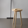 Tabouret Onyo Hocker - Decor Walther - finition marron clair