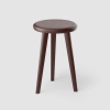 Tabouret Onyo Hocker - Decor Walther - finition marron foncé