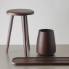 Tabouret Onyo Hocker - Decor Walther - finition marron foncé